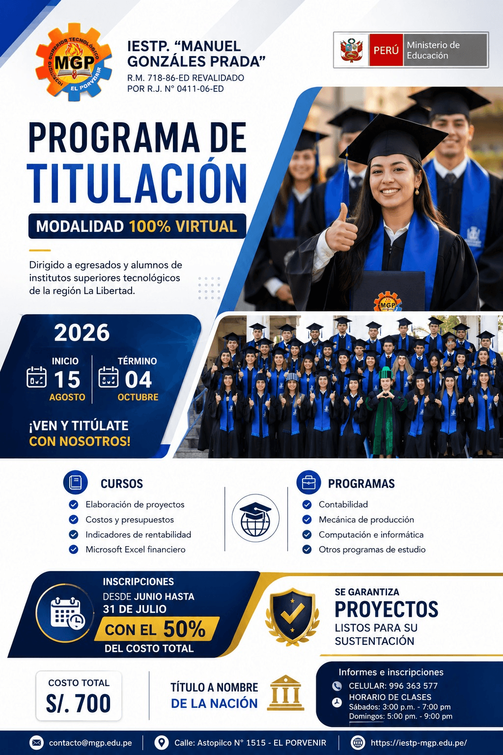 Programa de titulación